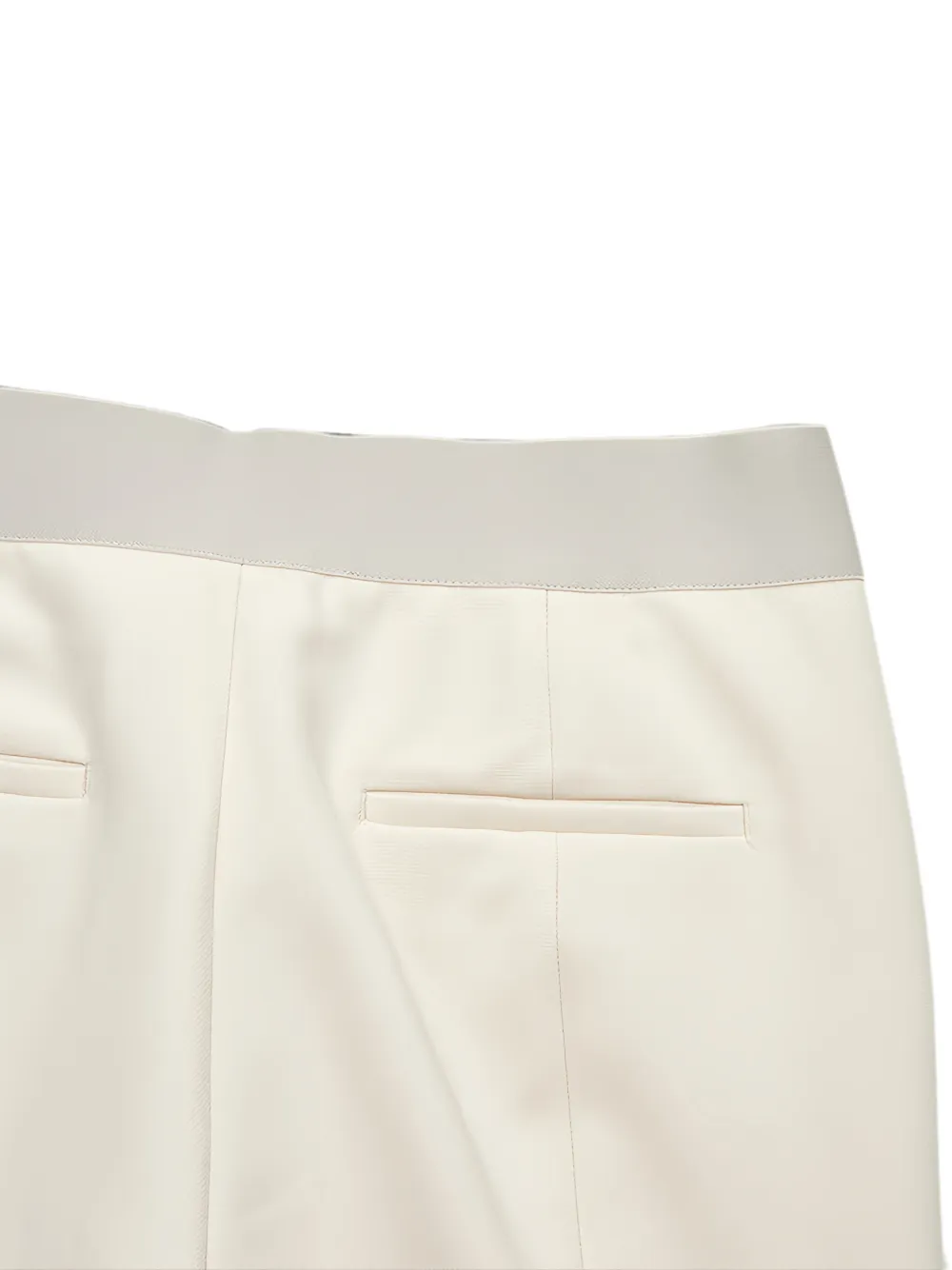 Peserico Pantalon met elastische tailleband Wit