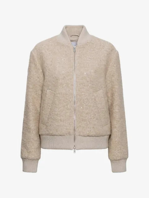 Peserico sequin-embellished bouclé jacket