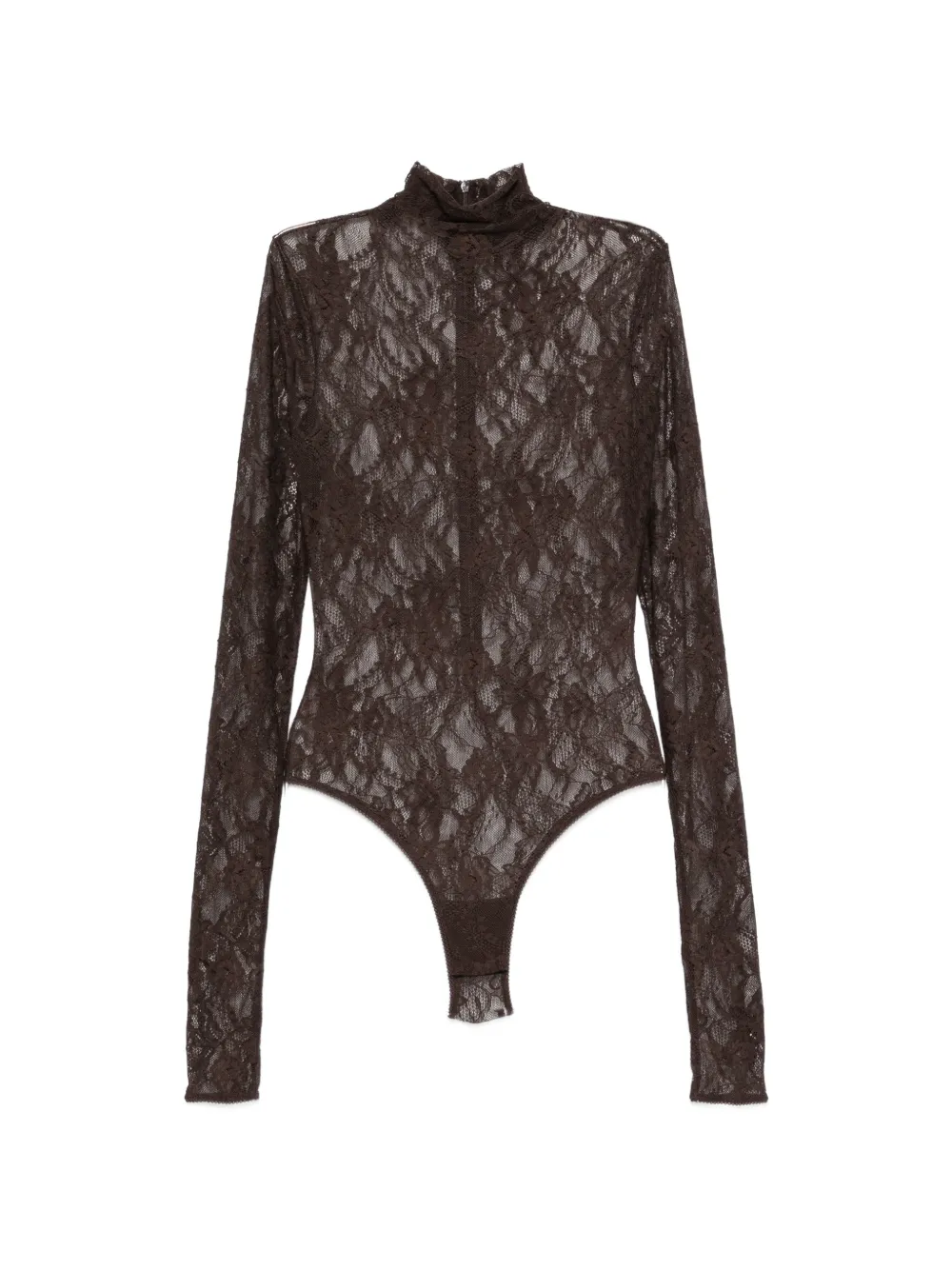 THE ANDAMANE Body Ziggy a collo alto - Marrone