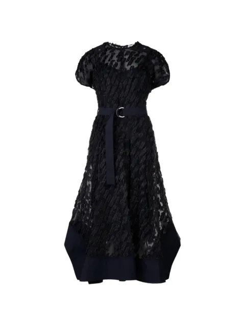 3.1 Phillip Lim robe mi-longue ceinturée à fini texturé