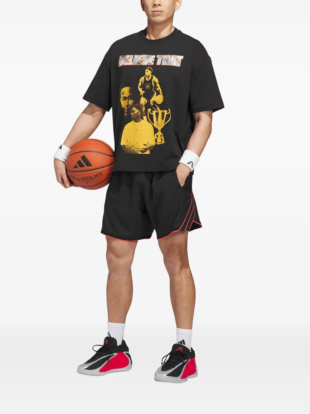 adidas Crazy Lite Anthony Edwards shorts Zwart