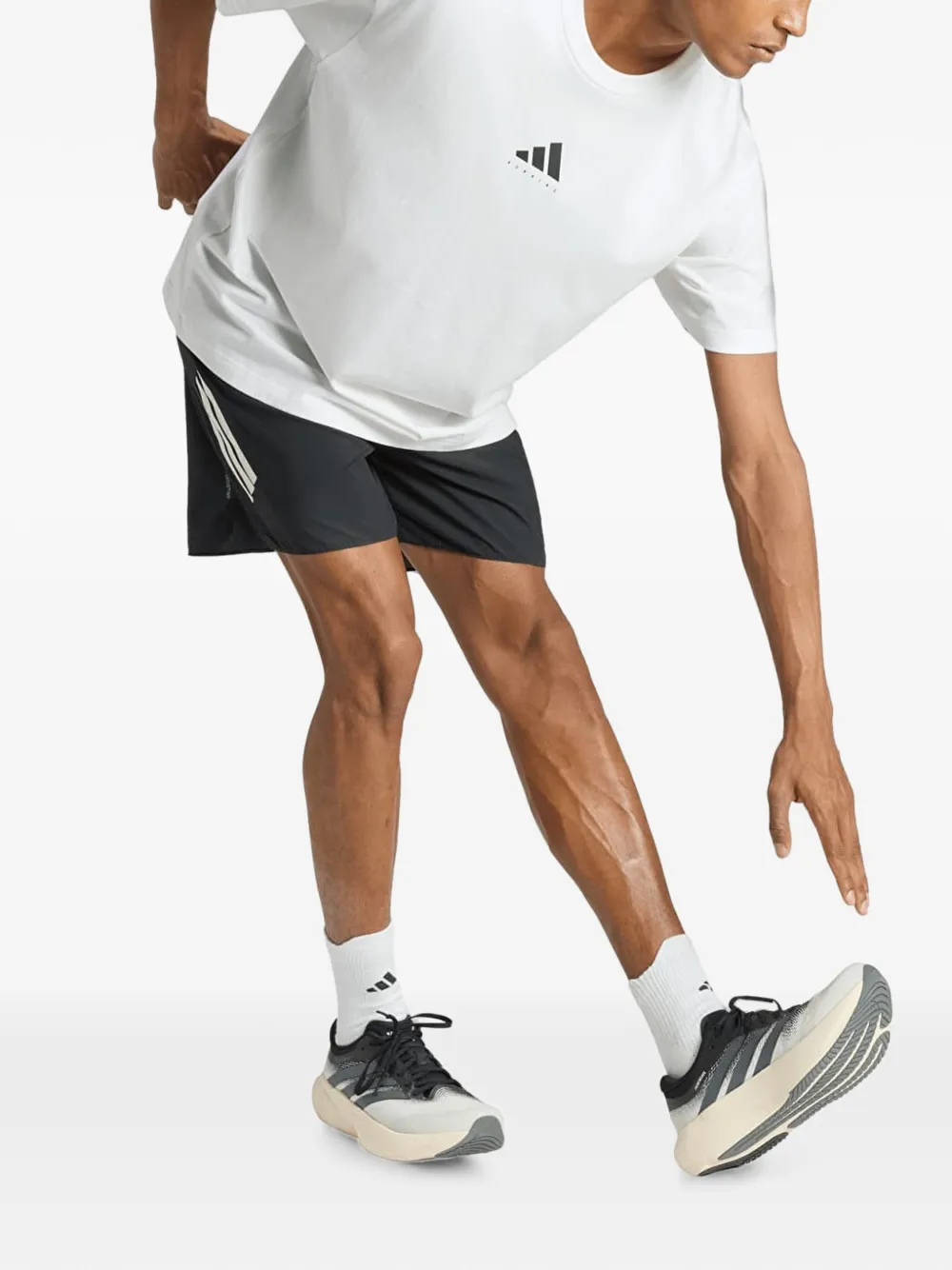 adidas Category graphic-print T-shirt Wit
