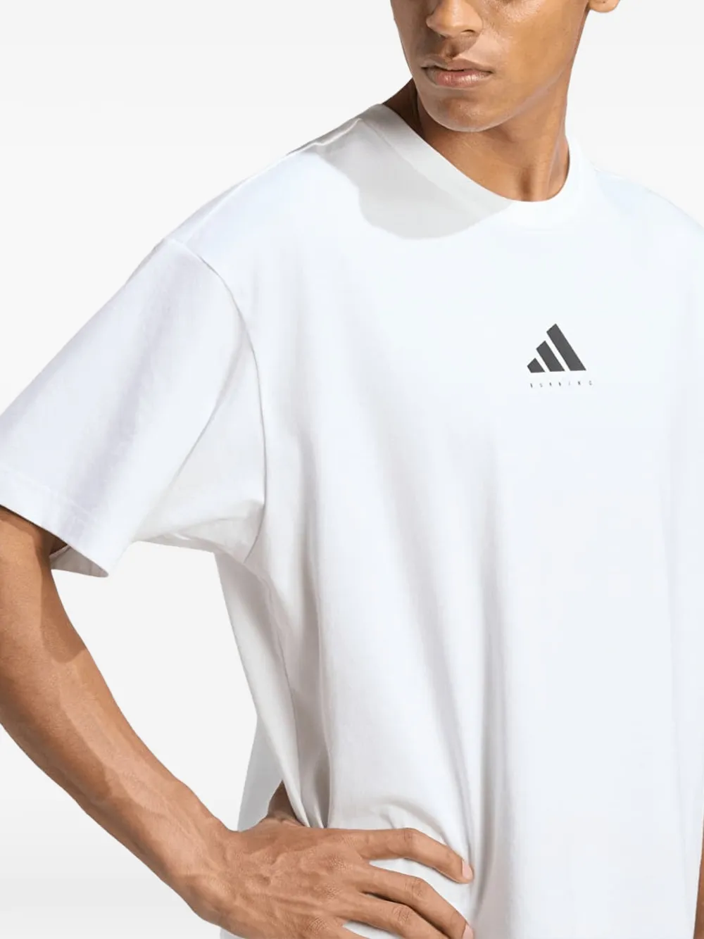 adidas Category graphic-print T-shirt Wit