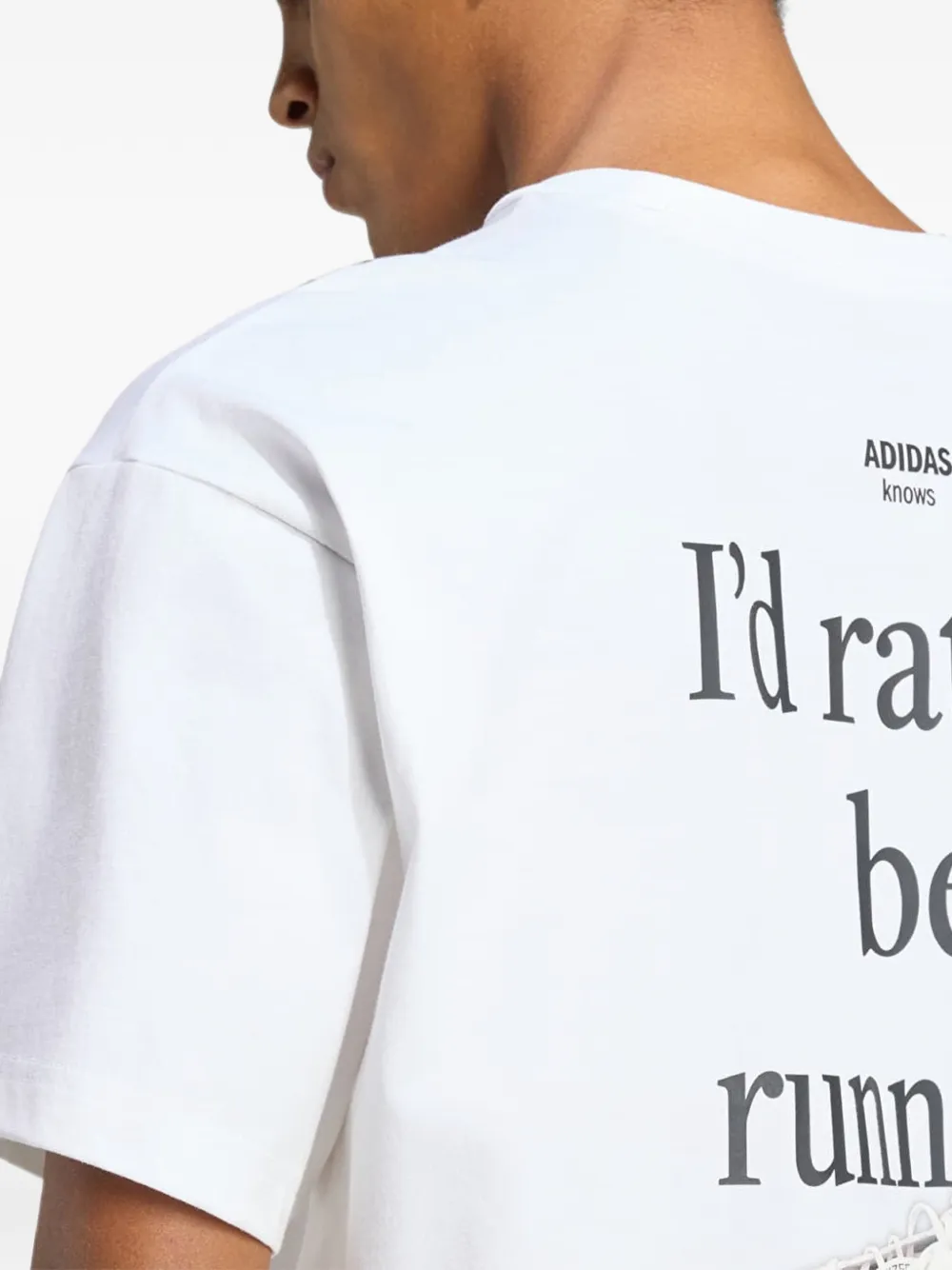 adidas Category graphic-print T-shirt Wit
