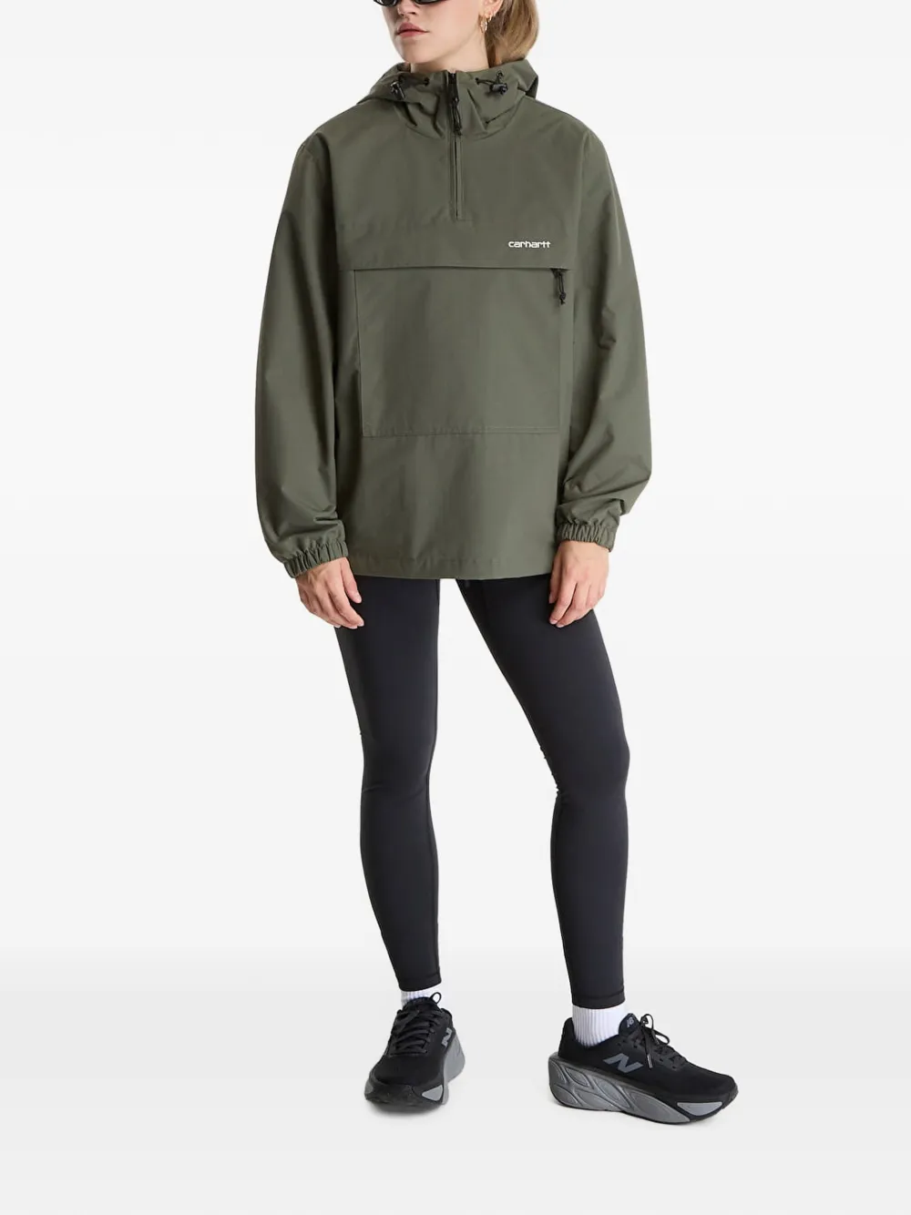 Carhartt WIP Windjack met capuchon Groen