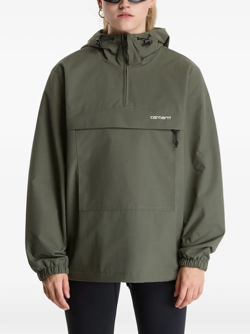 Carhartt WIP Windjack met capuchon Groen