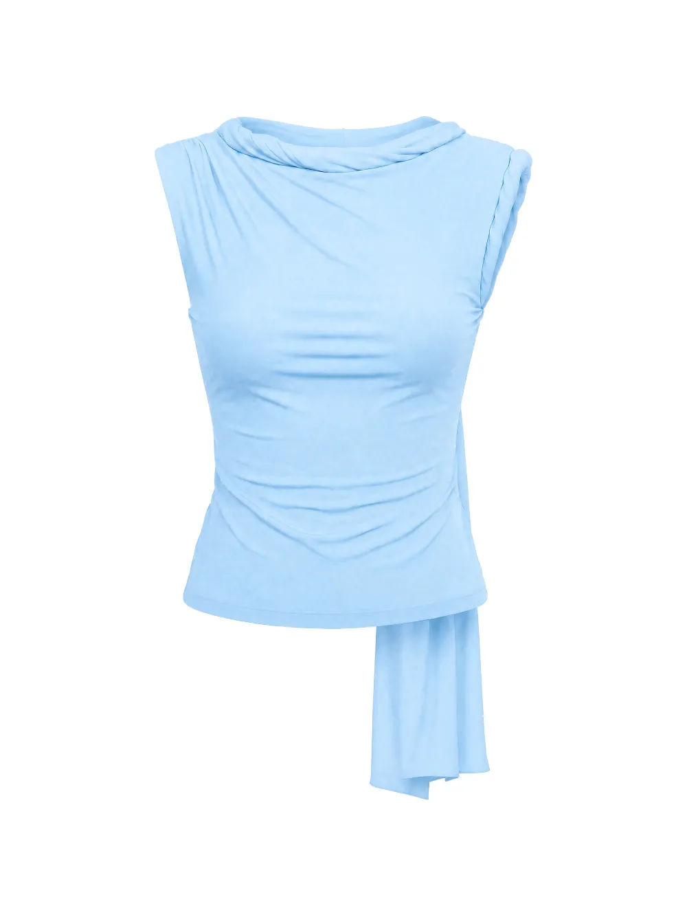 AXEL 113 Tiana twisted-trim top - Blu