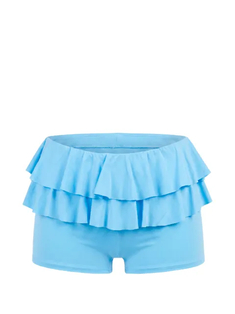 AXEL 113 shorts con ribete de volantes