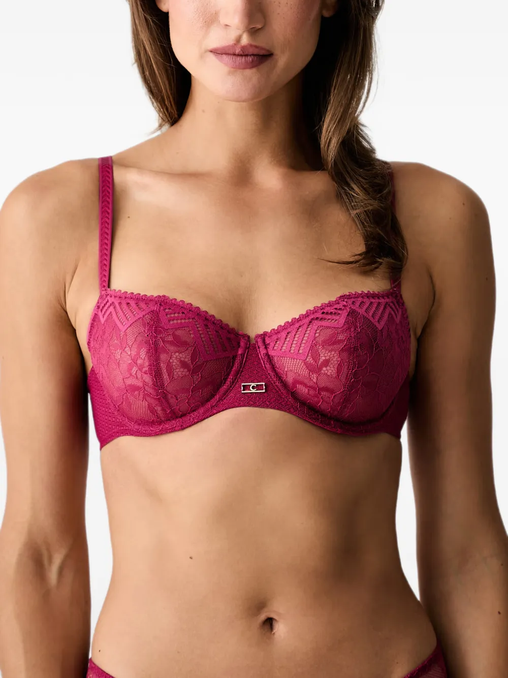 Chantelle Bh met kant en beugel Roze