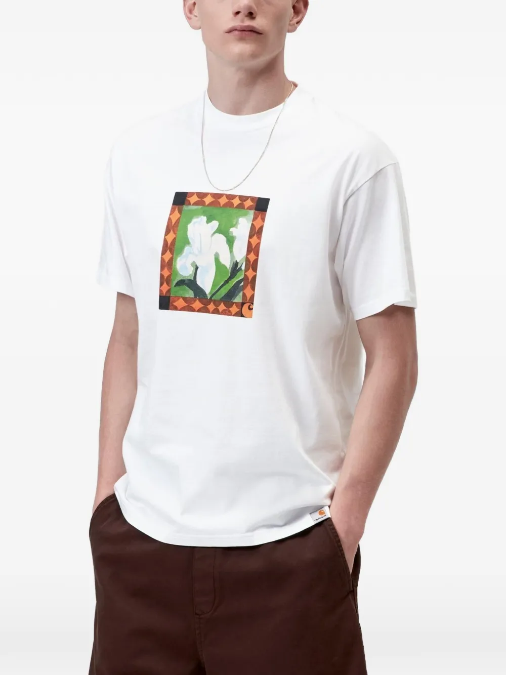Carhartt WIP T-shirt met grafische print Wit