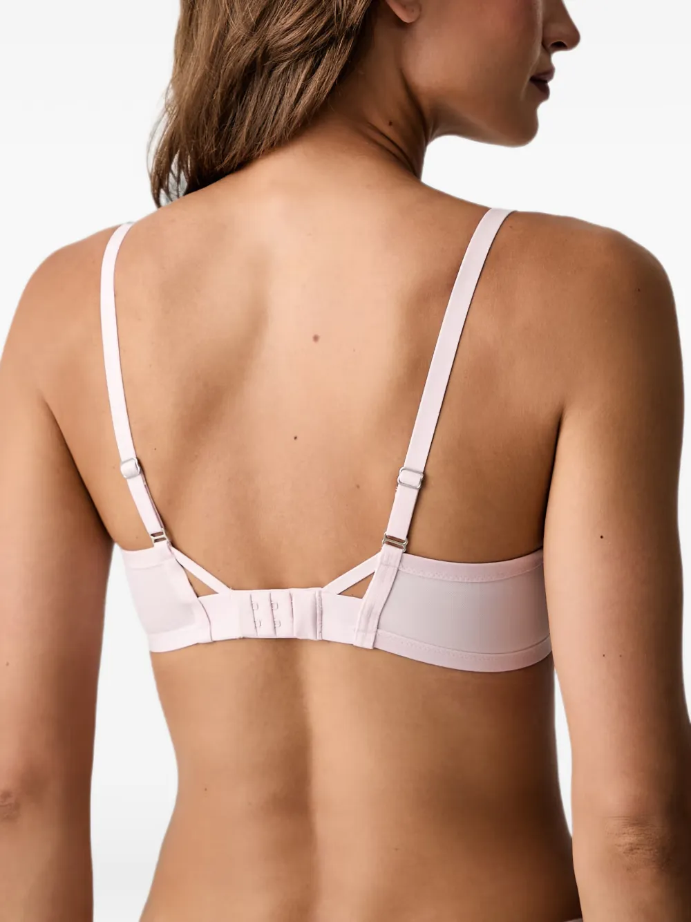 Chantelle Bh met geborduurde bloemen en kant Roze