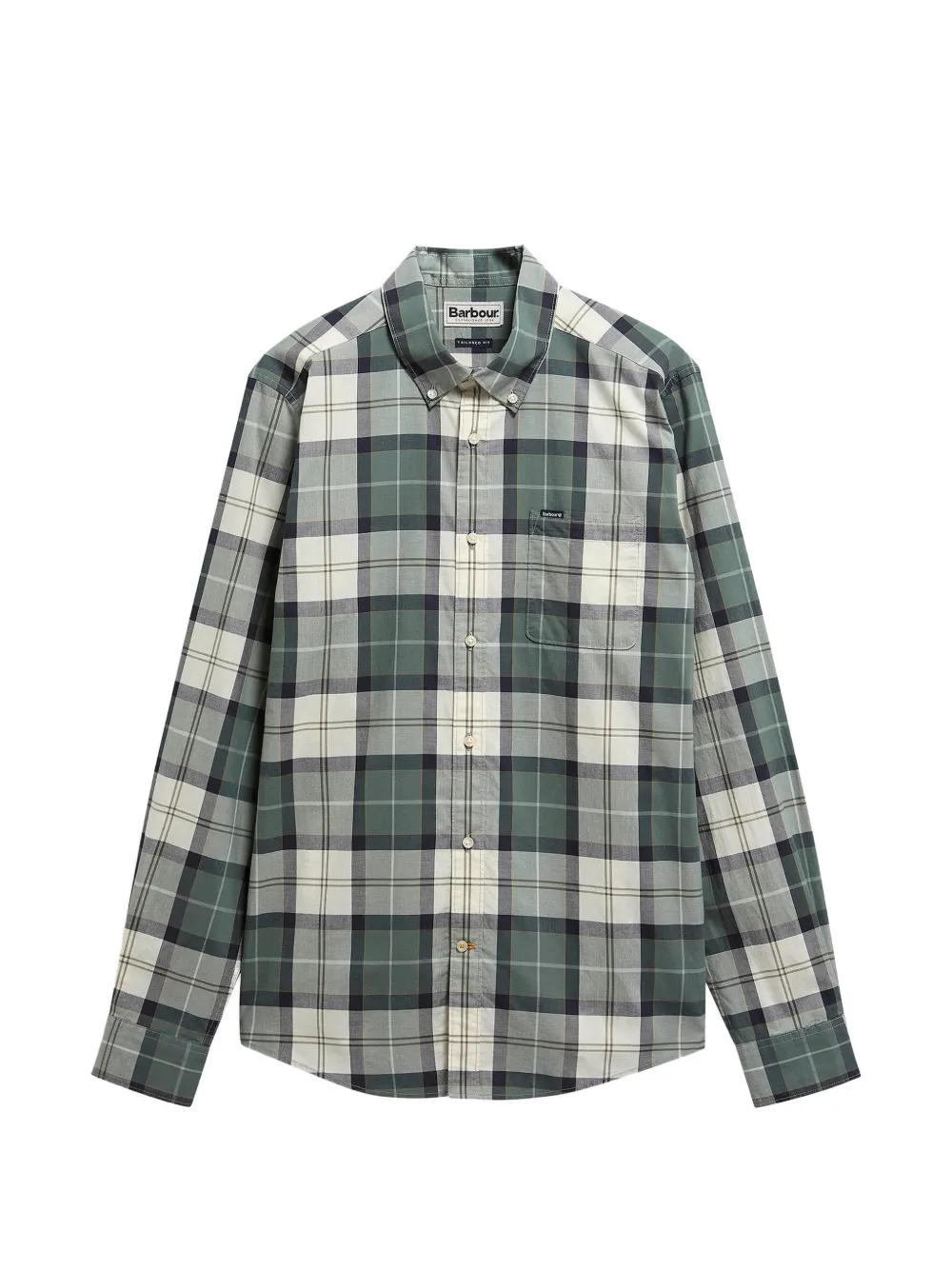 Barbour Rawley check-pattern long-sleeved shirt - Verde