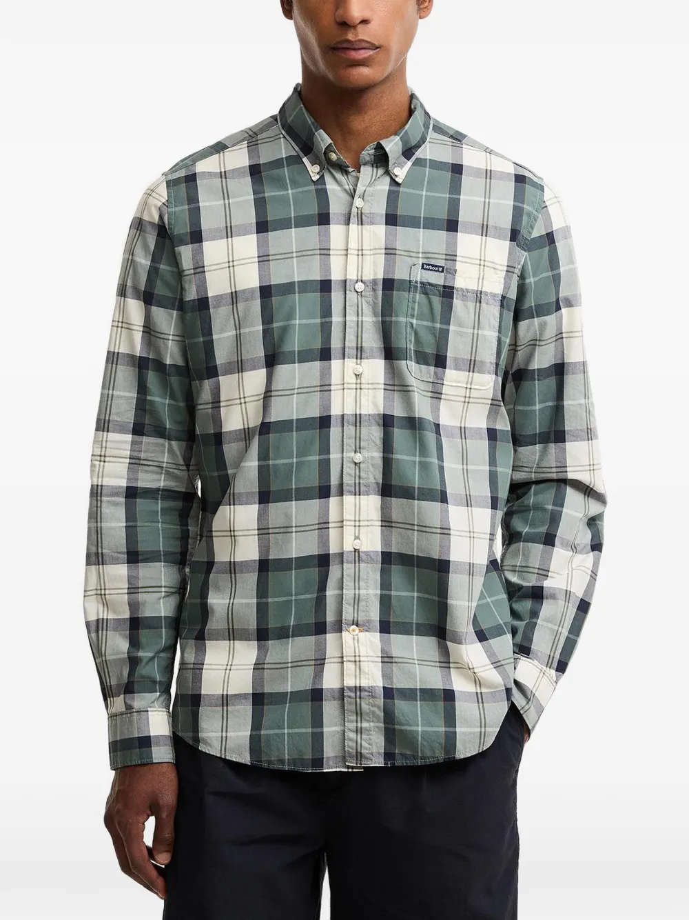 Barbour Rawley geruit overhemd met lange mouwen Groen