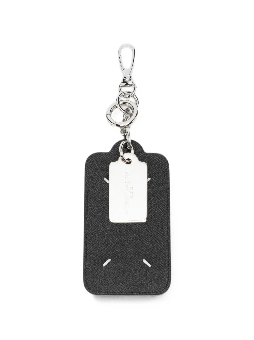 Maison Margiela Leren sleutelhanger Zwart