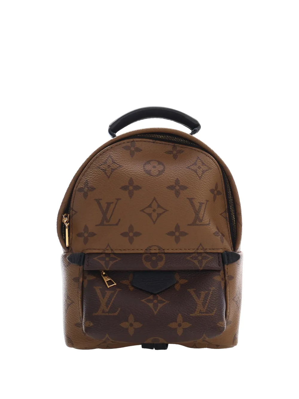 louis vuitton 2016 reverse monogram palm springs backpack mini | backed for a comfortable carry Louis Vuitton Pre-Owned 2016 Monogram