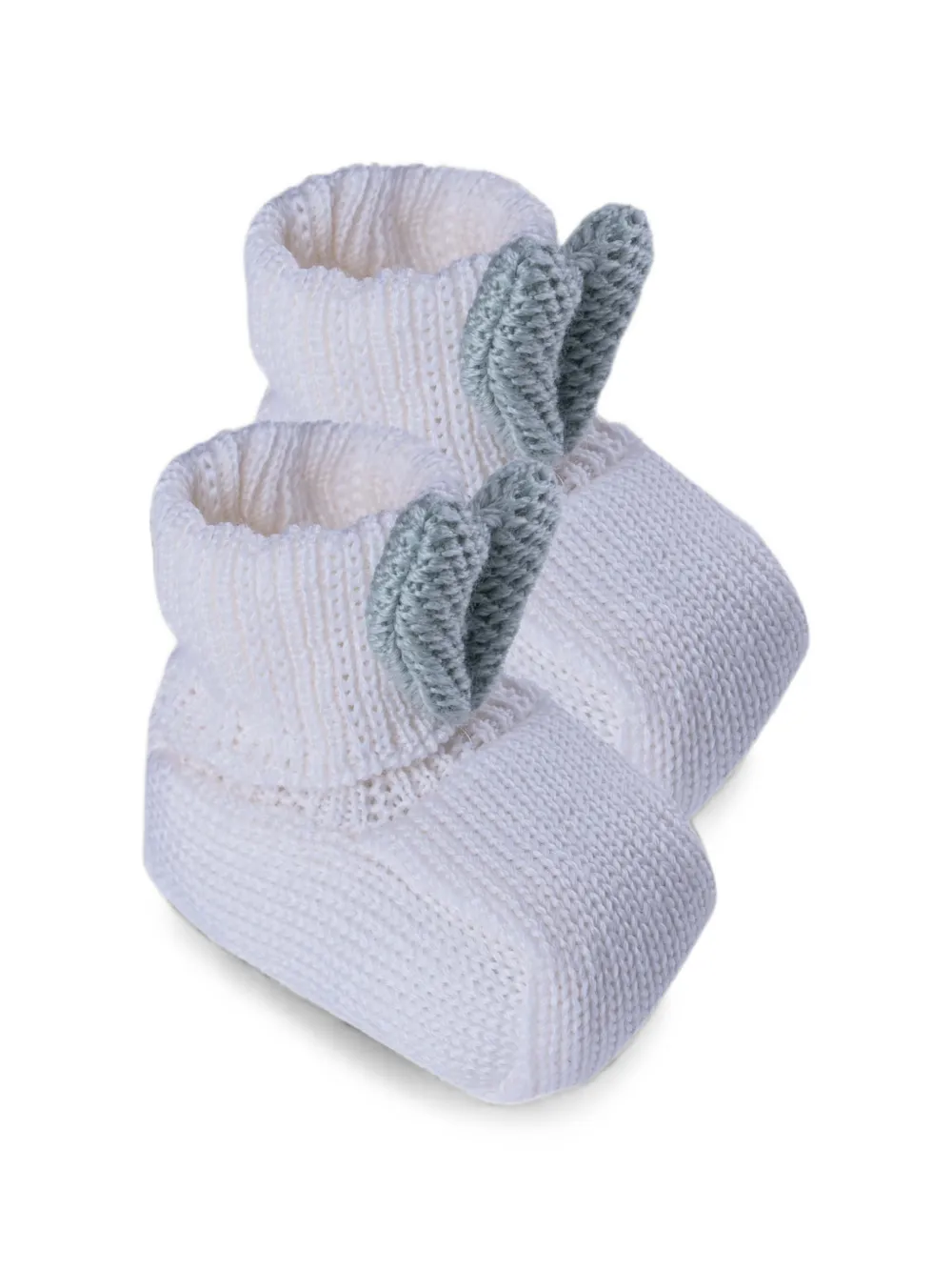 MARLU' couture Slippers con fiocco - Bianco