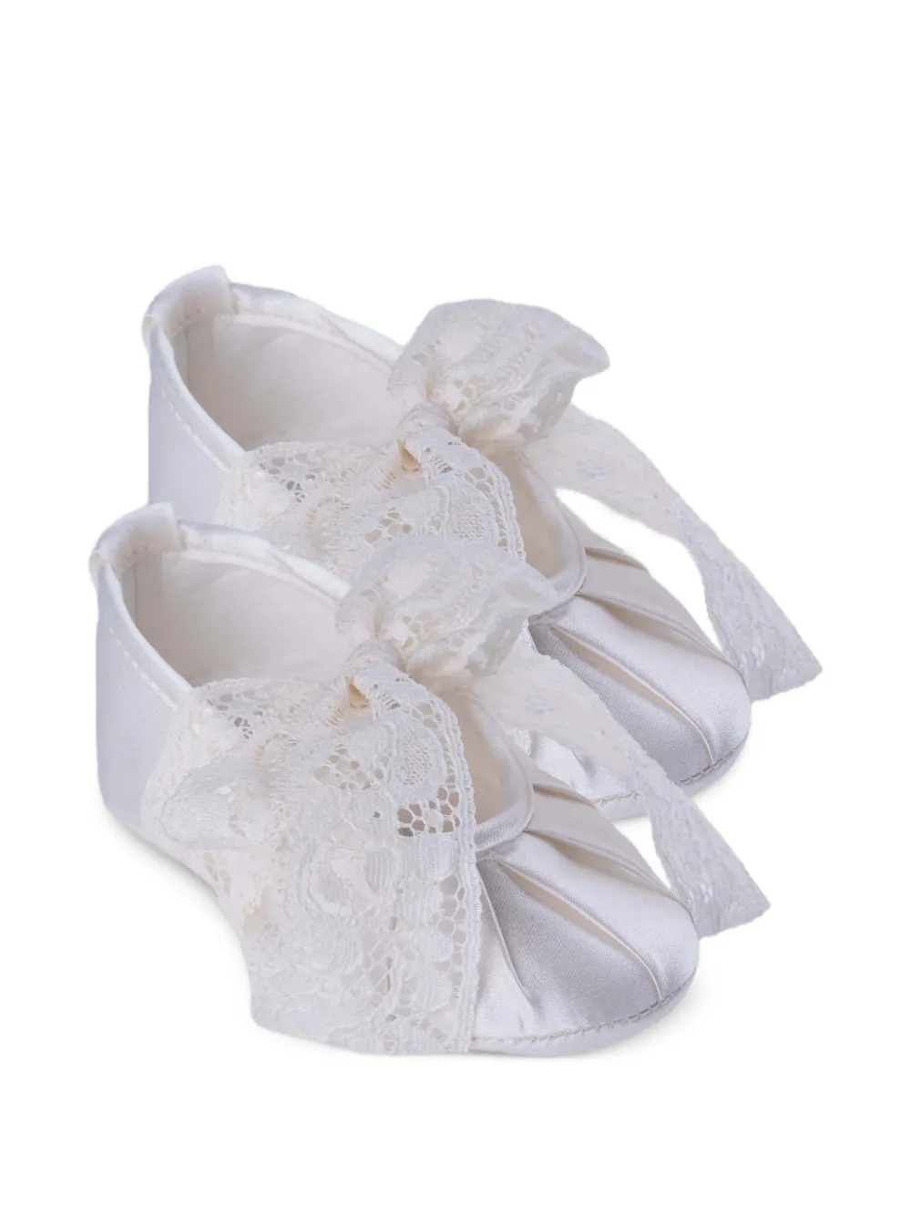 MARLU' couture Ballerine plissettate - Bianco