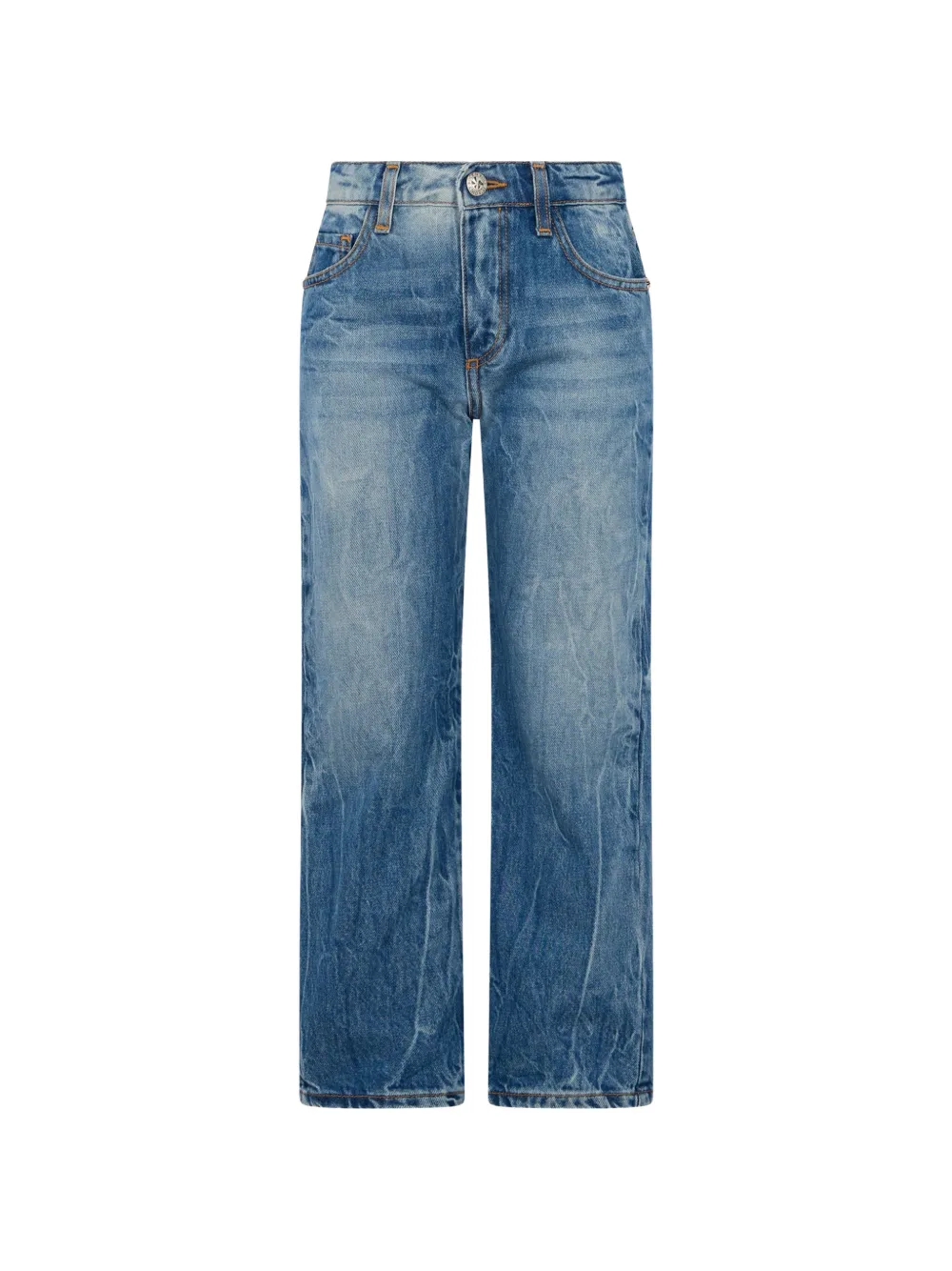 John Richmond Junior Jeans con stampa - Blu