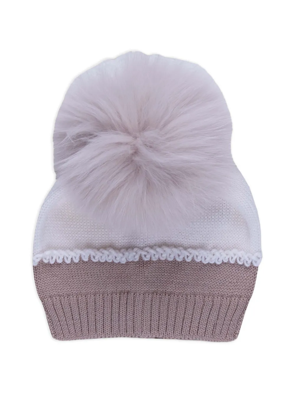 MARLU' couture Berretto con pompon - Toni neutri