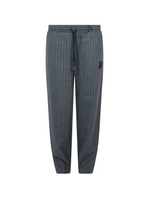 John Richmond Junior pinstripe-print track pants