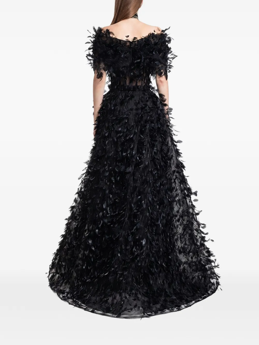 Gemy Maalouf Off-shoulder top Zwart