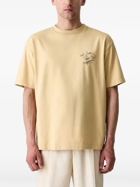 Drôle De Monsieur Esquisse slogan-print T-shirt
