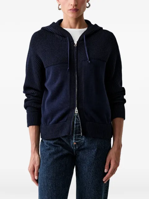 Kenzo textured-knit zip-up hoodie