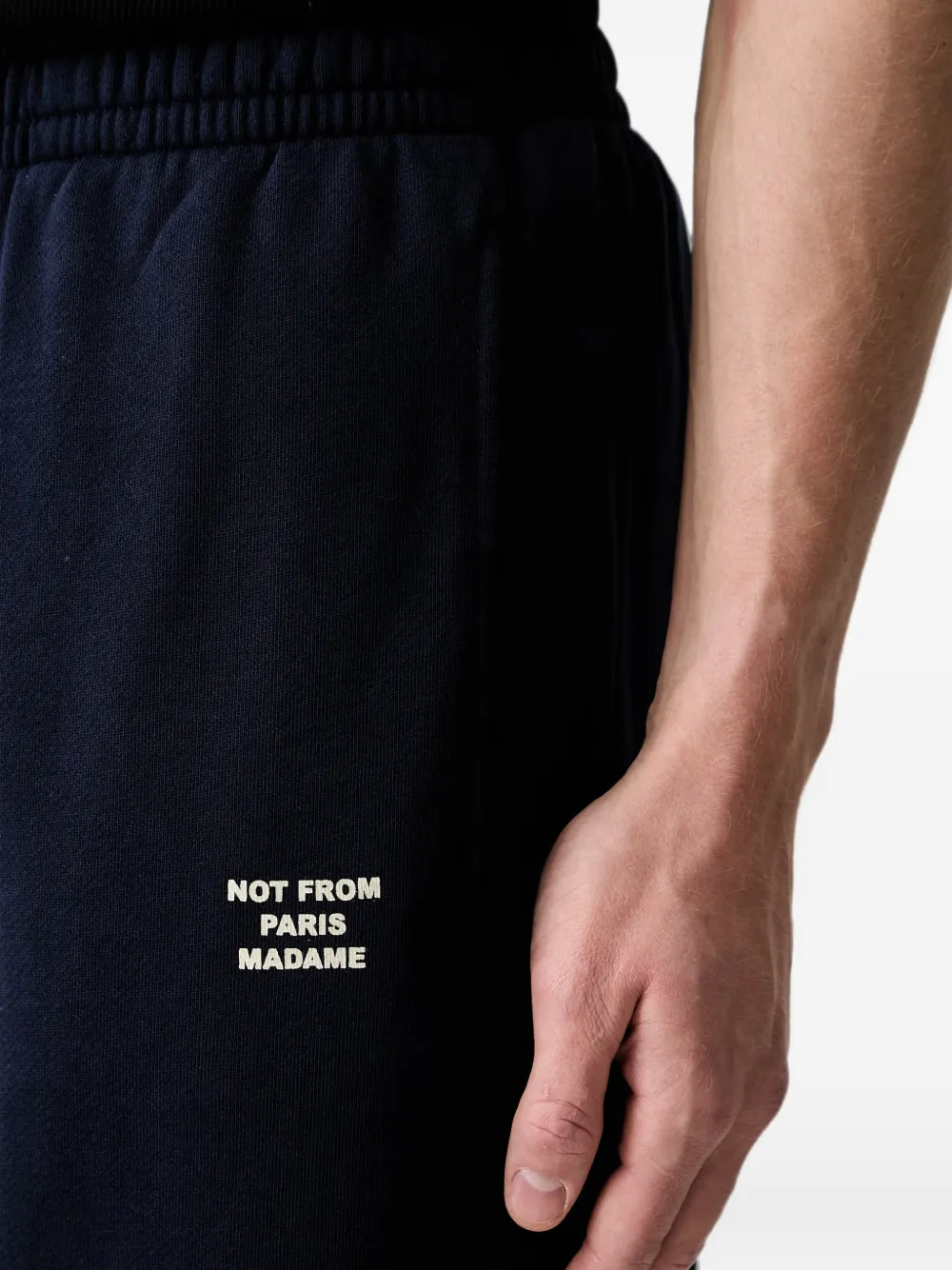 Drôle De Monsieur Trainingsbroek met tekst Blauw