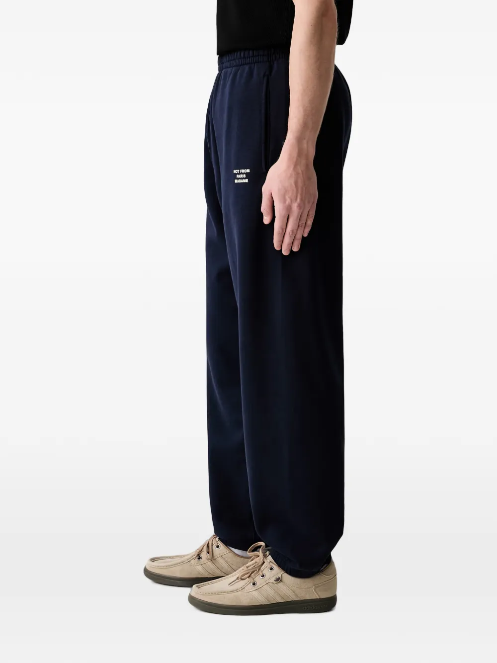 Drôle De Monsieur Trainingsbroek met tekst Blauw
