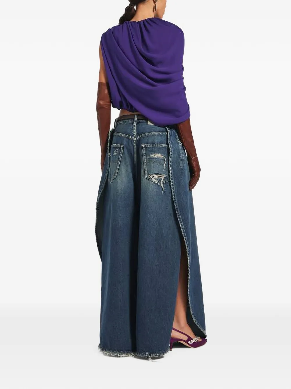 Balenciaga Asymmetrische top Paars