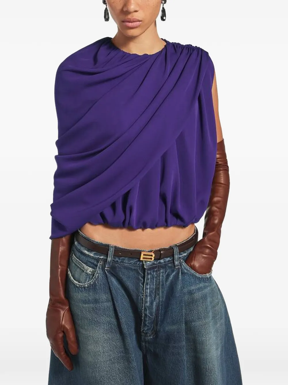 Balenciaga Asymmetrische top Paars