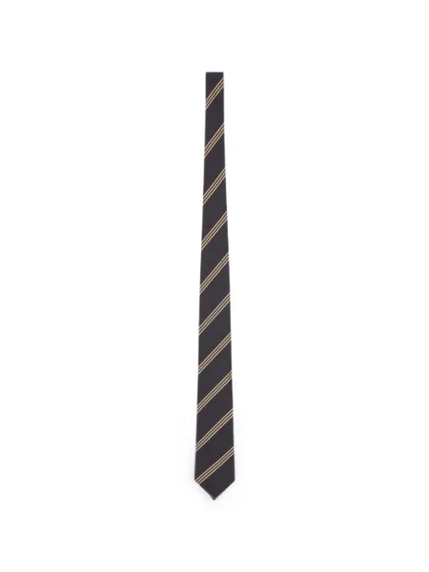 Lardini striped silk tie