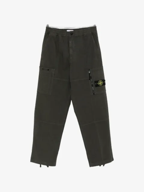 Stone Island logo-patch cargo pants