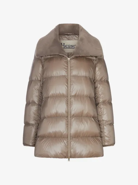 Herno veste matelassée en fourrure artificielle