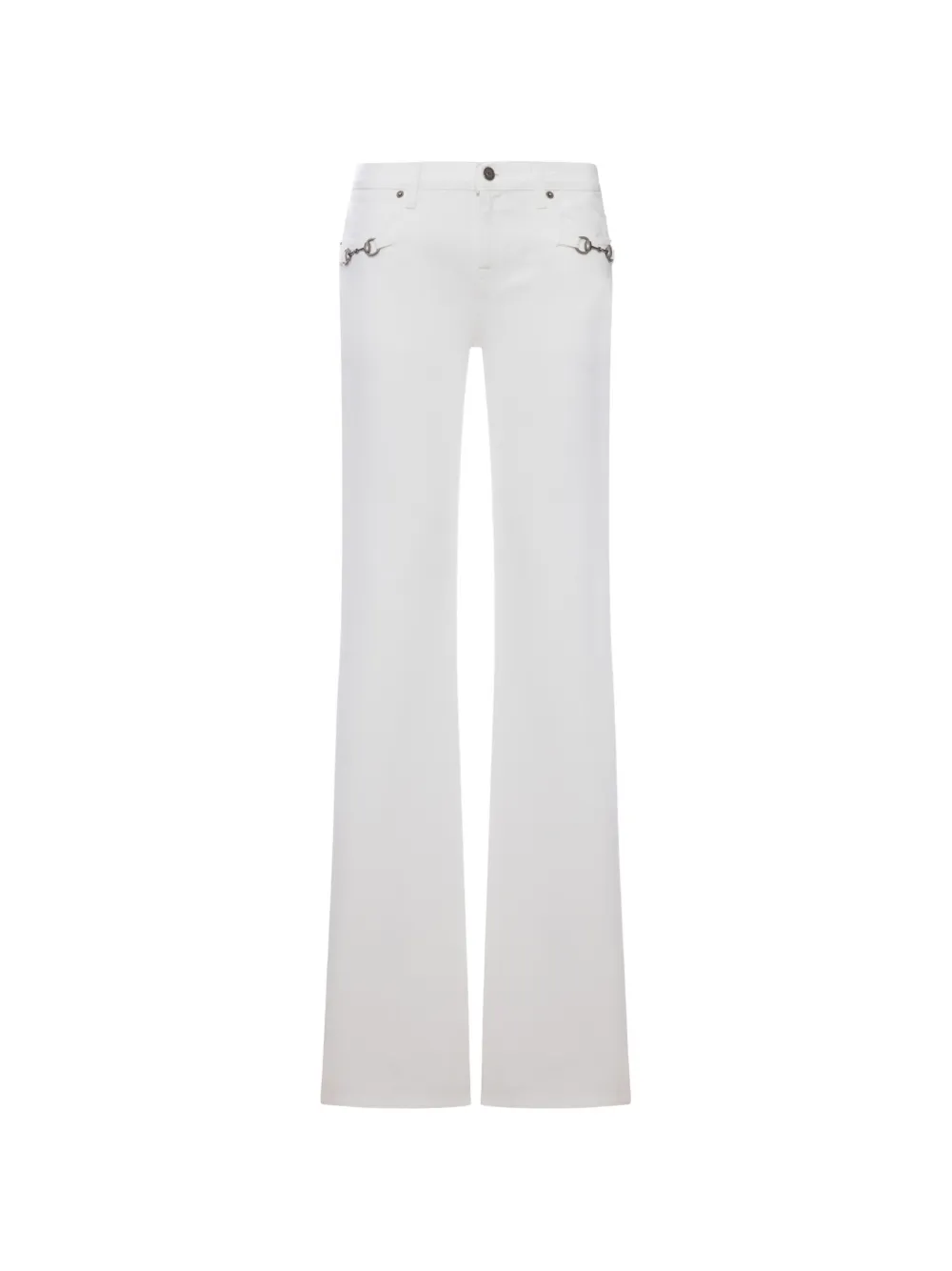 Gucci Horsebit flared jeans - Weiß