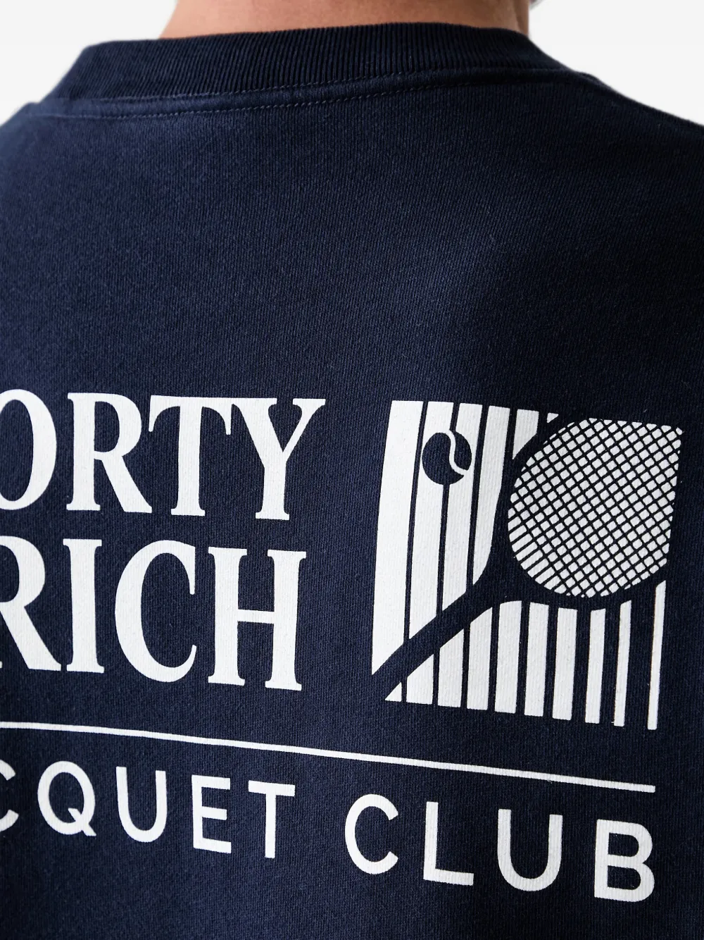 Sporty & Rich Sweater met logoprint Blauw