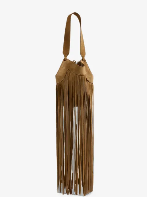 KHAITE Lotus fringe shoulder bag