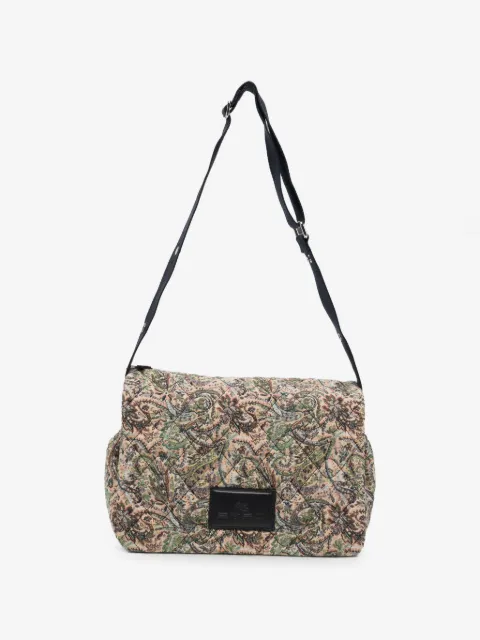ETRO KIDS Wickeltasche mit Logo-Patch