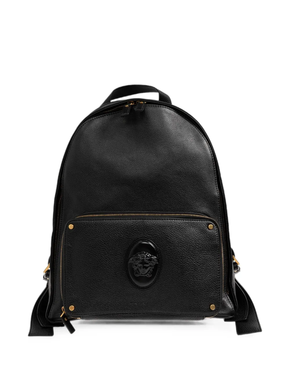 Versace Lou leren rugzak Zwart