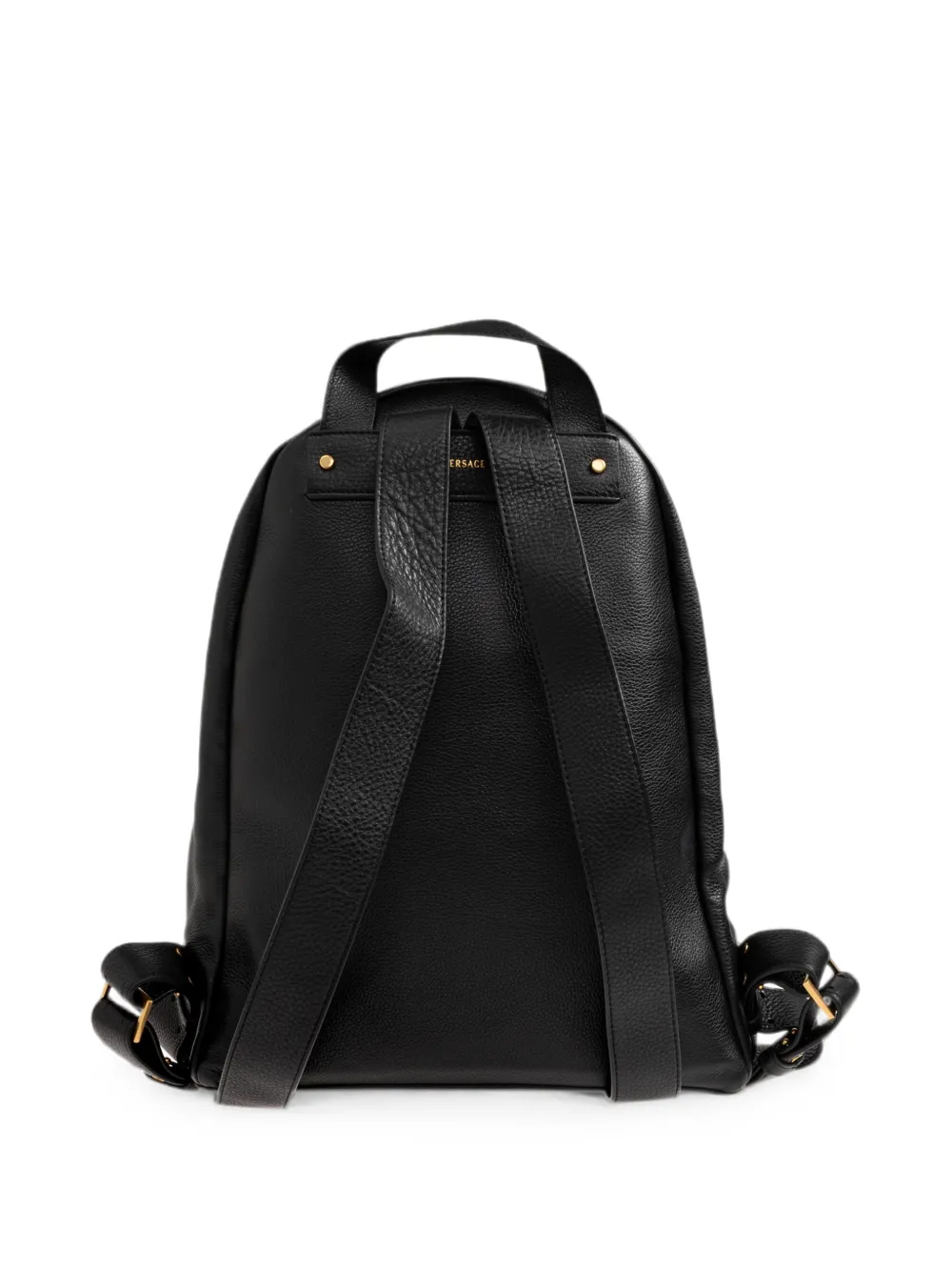 Versace Lou leren rugzak Zwart