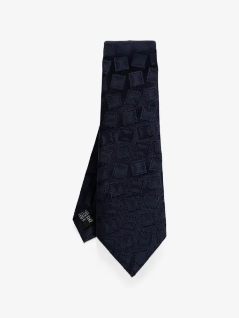 Giorgio Armani geometric-pattern tie
