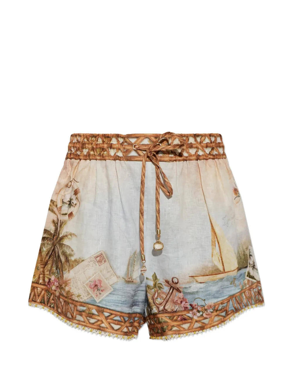 ZIMMERMANN Mahon shorts - Toni neutri
