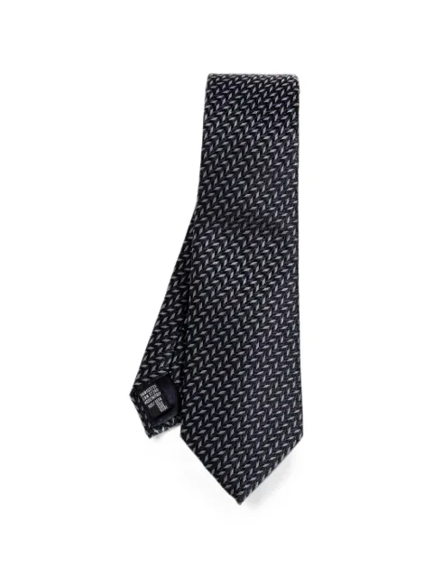 Giorgio Armani geometric-pattern tie