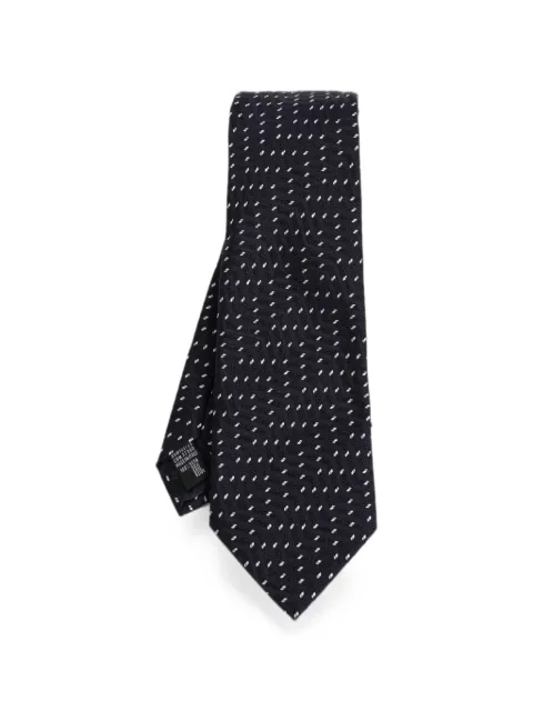 Giorgio Armani polka-dot-pattern tie