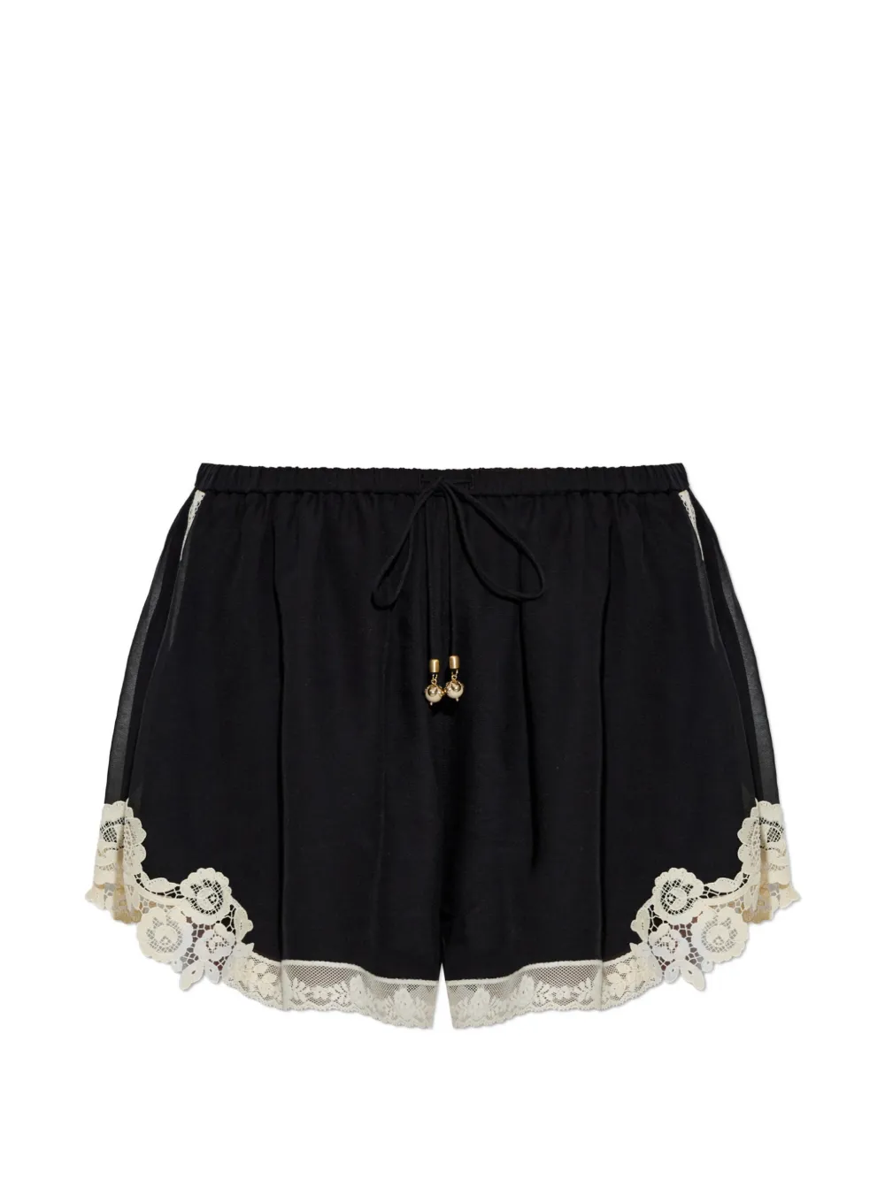 ZIMMERMANN lace-trim shorts - Black