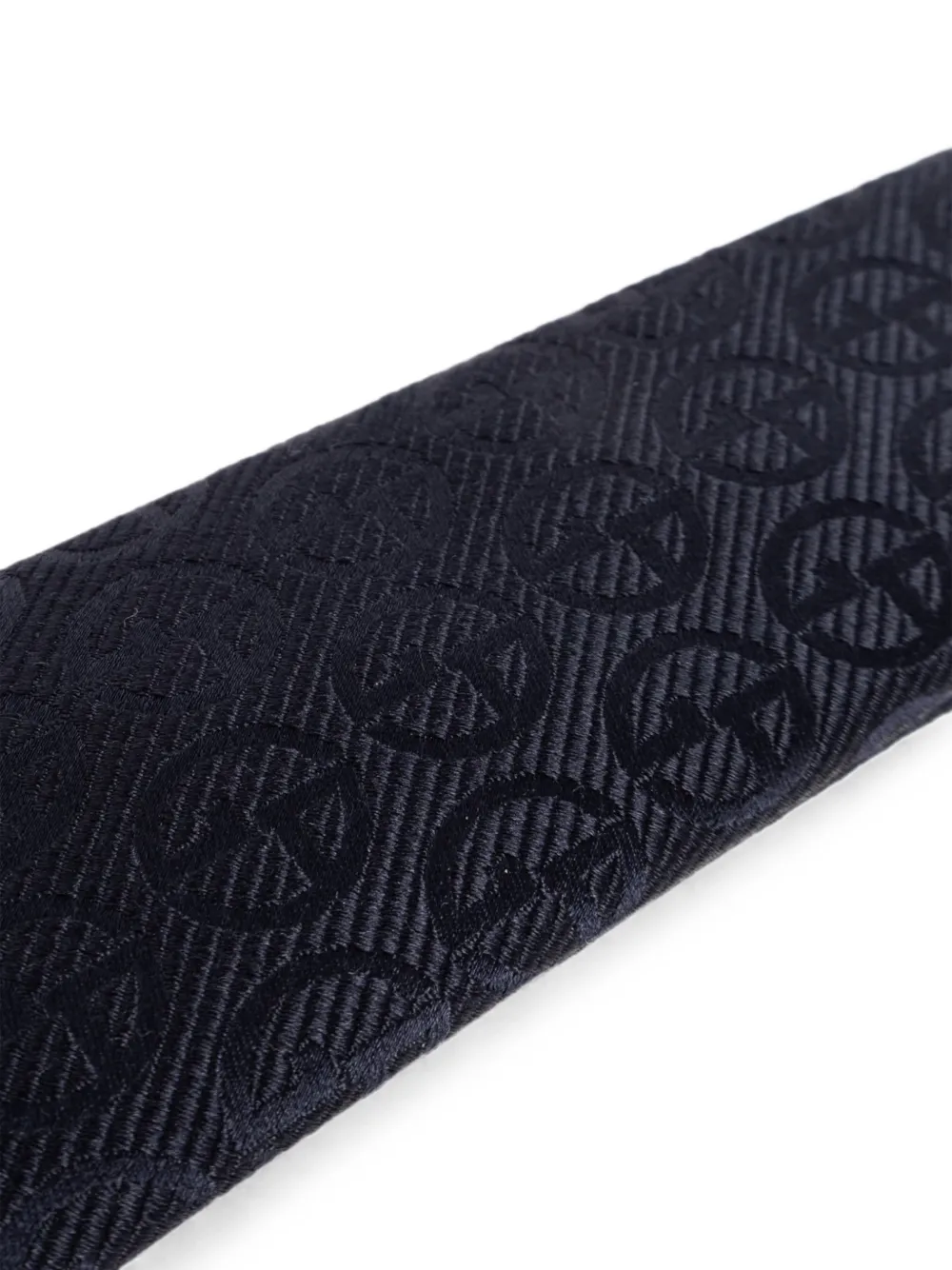 Giorgio Armani Stropdas met logo-jacquard Blauw