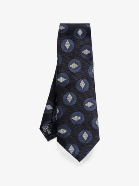 Giorgio Armani geometric-pattern tie