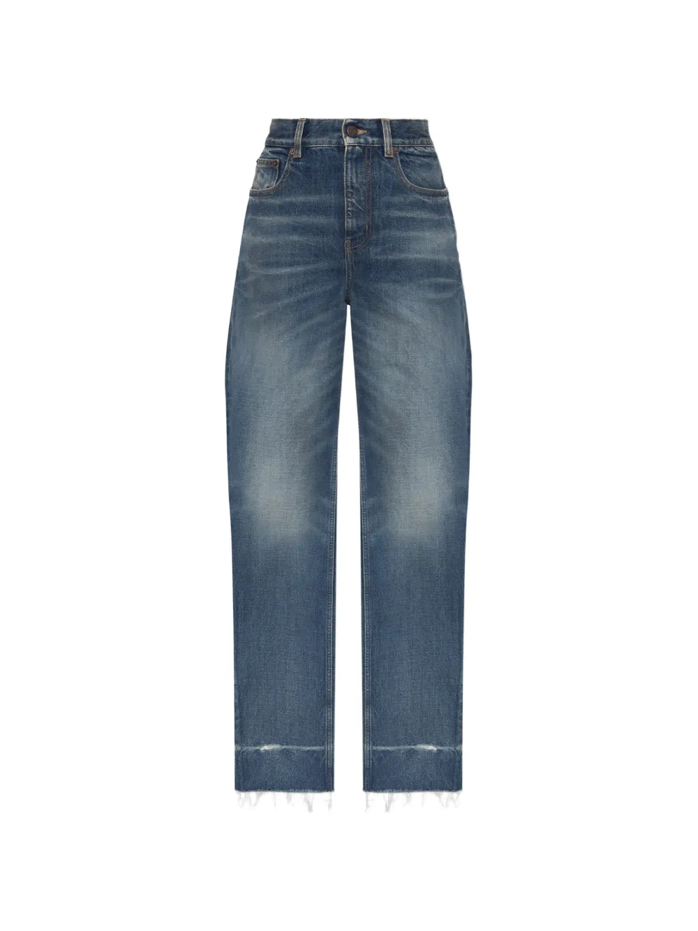 Chloé frayed-hem jeans - Blu