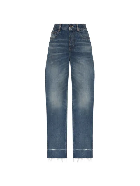 Chloé frayed-hem jeans