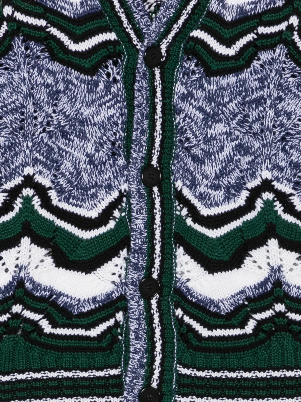 Missoni Kids Vest met V-hals Blauw